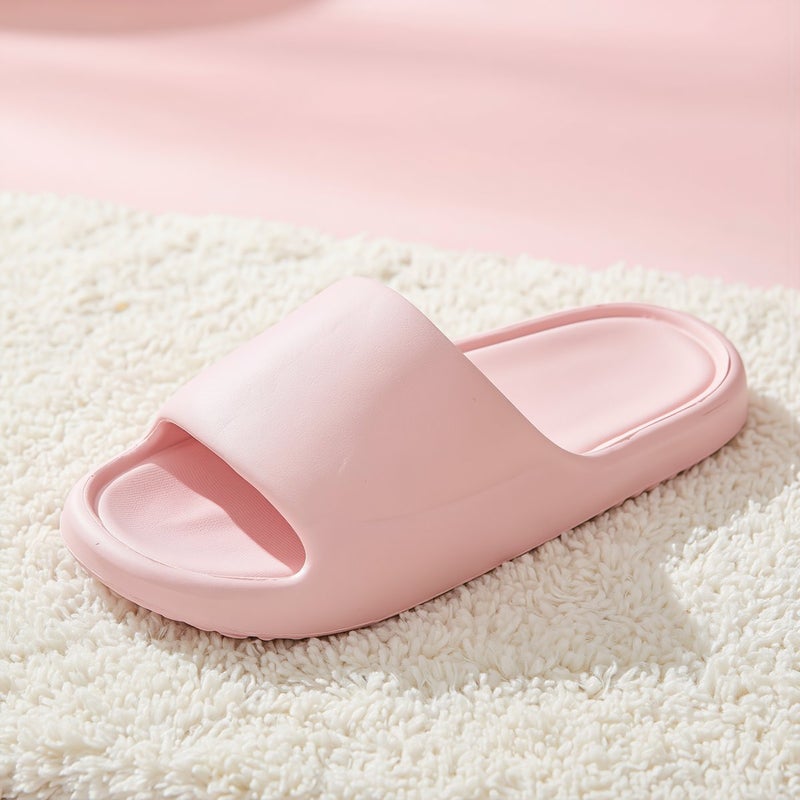 Upgraded High Rebound Thick Slippers Non Slip Quiet Shower Slides 36-37 Green - Image 4
