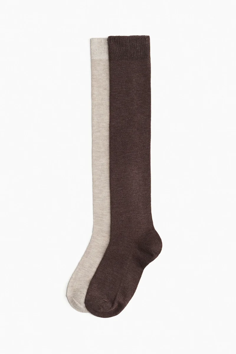 H&M 2-pack knee-high socks