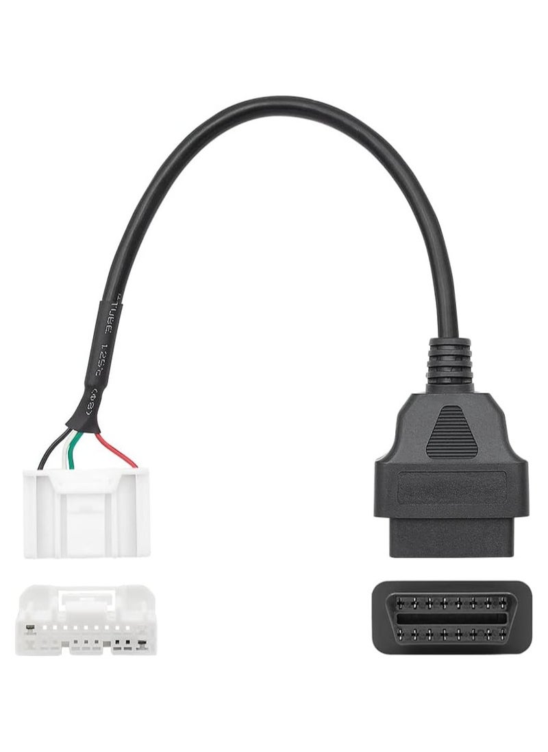 Generic 20 Pin OBD2 Diagnostic Cable for Tesla Model X and Model S Made Since Sep 2015, OBDII Adapter Harness for Model X and S  - Image 1