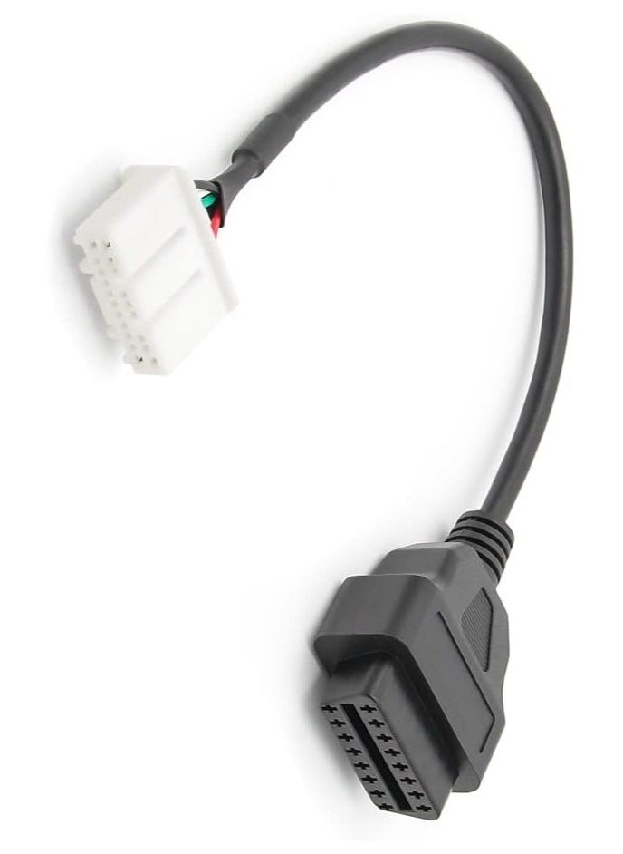 Generic 20 Pin OBD2 Diagnostic Cable for Tesla Model X and Model S Made Since Sep 2015, OBDII Adapter Harness for Model X and S  - Image 3
