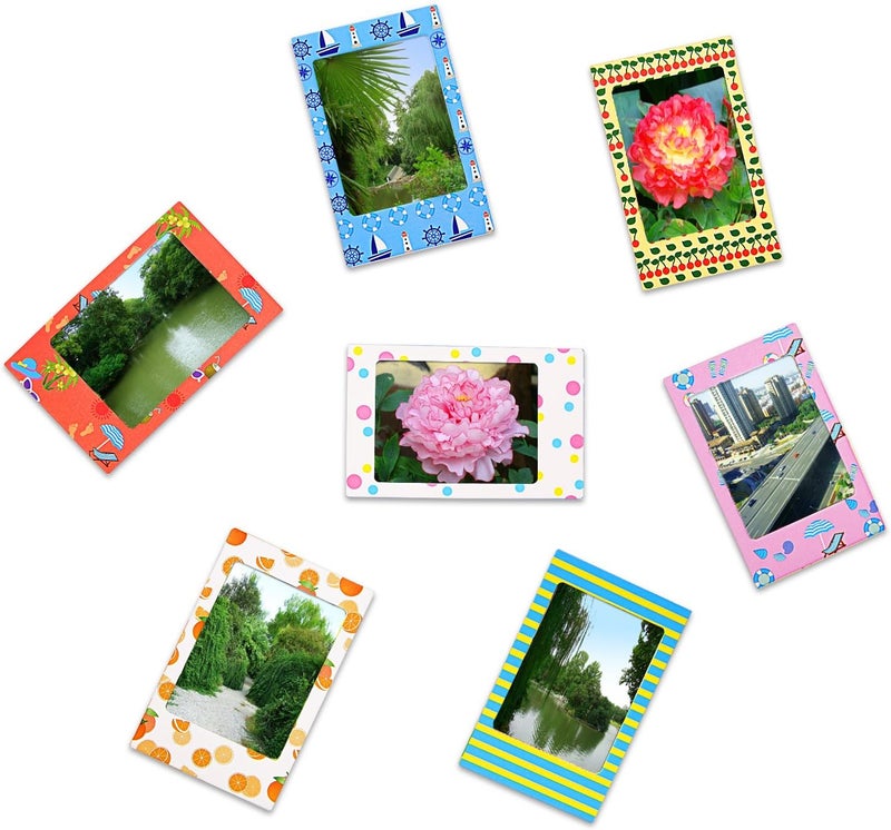 Sunmns 6 in 1 Colorful Bundle Kit Accessories Compatible with Fujifilm Instax Mini 12 11 9 8 90 70 Camera, Accessory Include Film Sticker, Desk Frames, Hanging Frame - Image 3