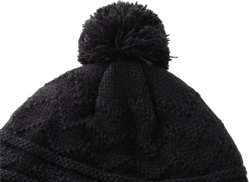 Connectyle Toddler Boys Girls Beanie Hat Fleece Lined Knit Kids Hat with Ear Flaps Warm Winter Hat Acrylic Watch Hat - Image 3