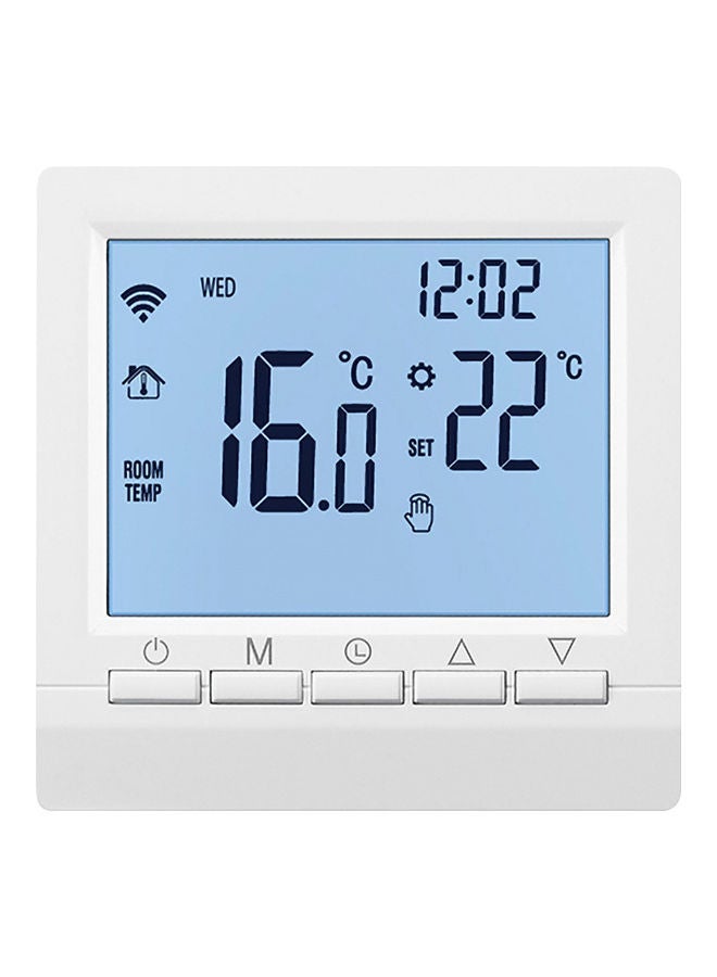NIBEMINENT Portable WIFI Smart Heating Radiator Thermostat White  - Image 1