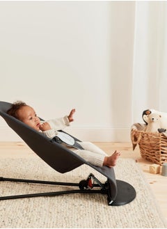 BABYBJORN BabyBjörn Bouncer Balance Soft, Woven/Jersey, Dark grey/Grey  - Image 4