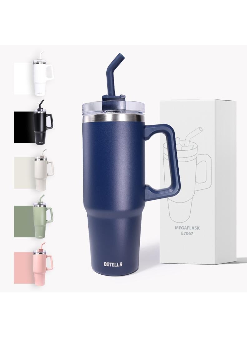 Botella Botella Insulated Water Bottle MegaFlask - Leakproof Stainless Steel, Sports & Outdoor 900ml, Blue  - Image 1