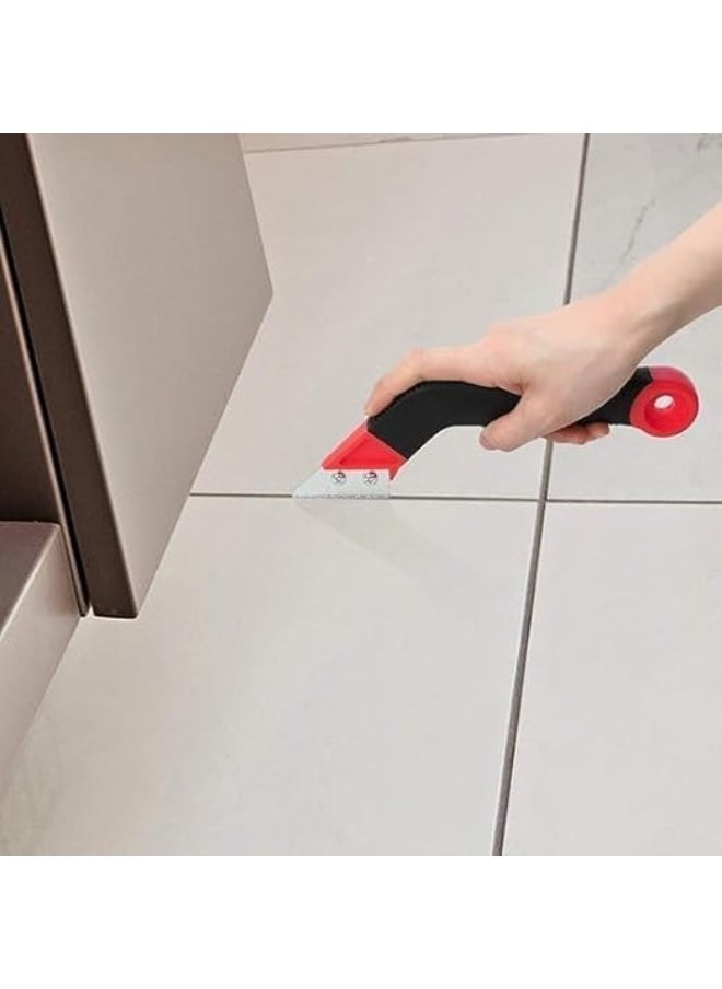 Biella Biella Grout Remover Knife Tile Grout Saw Angled Grout Scraping Rake Tool  - Image 5