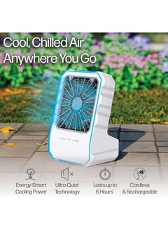 Arctic Outdoor Evaporative Cooler, Portable & Ultra-Quiet Air Cooler with 4 Fan Speeds, USB Rechargeable, 6-Hour Battery Life, Great for the Beach, Pool, Deck, Garden & More  - Image 3