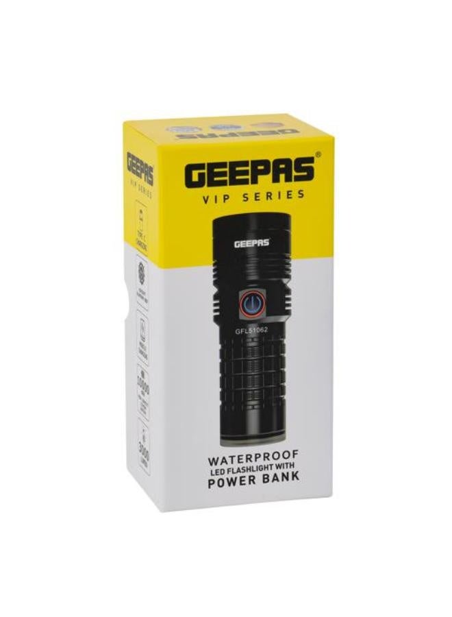 GEEPAS Rechargeable 25W LED Floodlight with Power Bank Function - Aviation Aluminum, IPX6 Waterproof  - Image 4