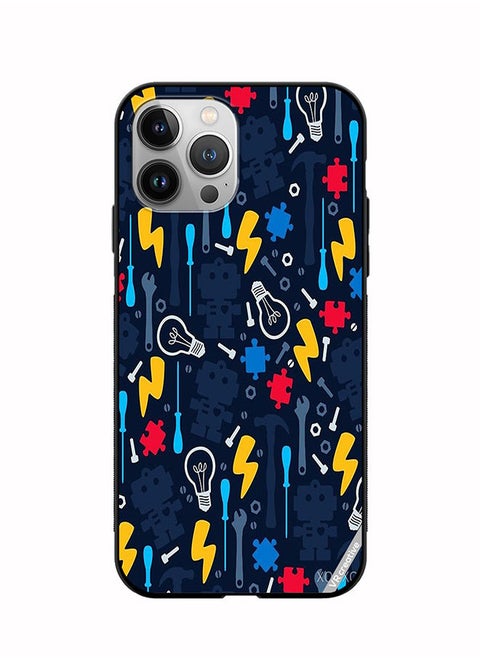 Protective Case Cover For Apple iPhone 11 Pro Max Bulb Design Multicolour
