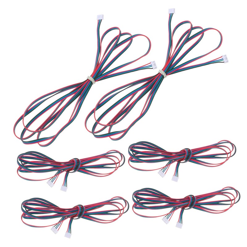 VALICLUD 6pcs Stepper Motor Extension Cable Connector Terminal Wire Printer - Image 2