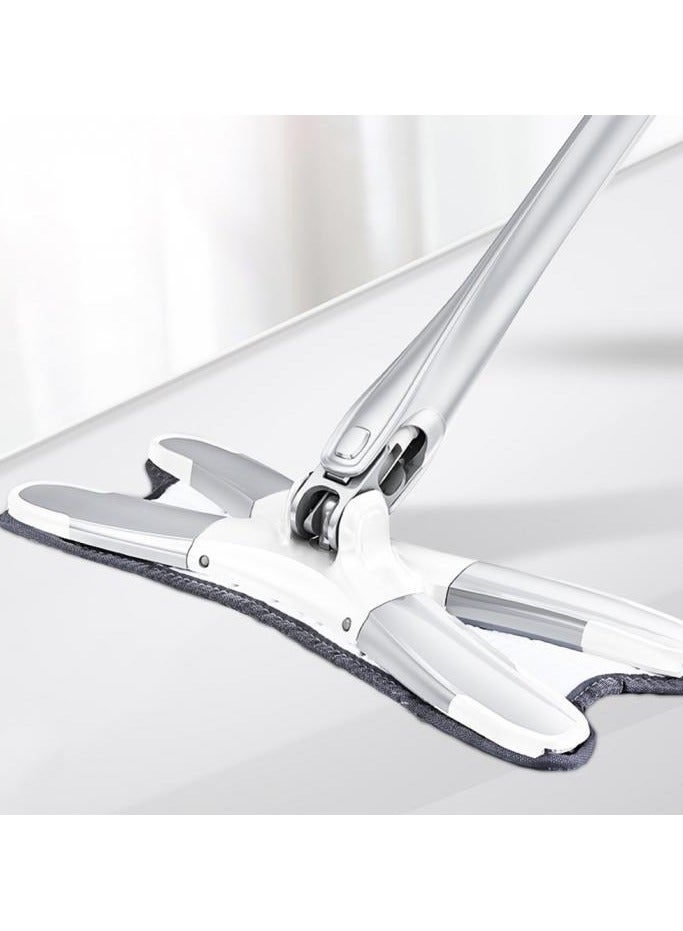 DubaiGallery Twist Flat Mop, Microfiber Hardwood Floor Mop 360 Rotation Dust Flat Mop with Ultra Long Stainless Steel Handle for Home Office Floor Cleaning - Image 3