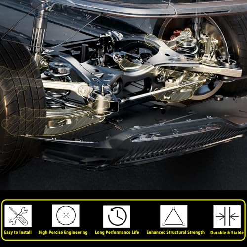 HHCM 2pc Front Sway Bar Link Kit K750604 K750605 for Honda Civic 2012 2013 2014 2015, Front Right Stabilizer Bar End Link and Front Left Sway Bar End Link for Acura ILX 2013 2014 2015 2016 2017-2022 - Image 4
