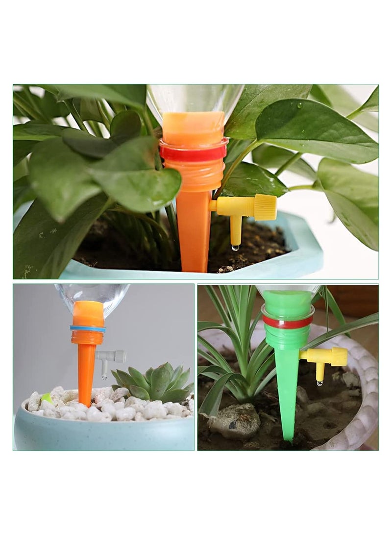 Zikra Plant Watering Devices Drip Irrigation Self Spikes with Valve Control Switch Slow Release Vacation Plants System 12 Pack - Image 2
