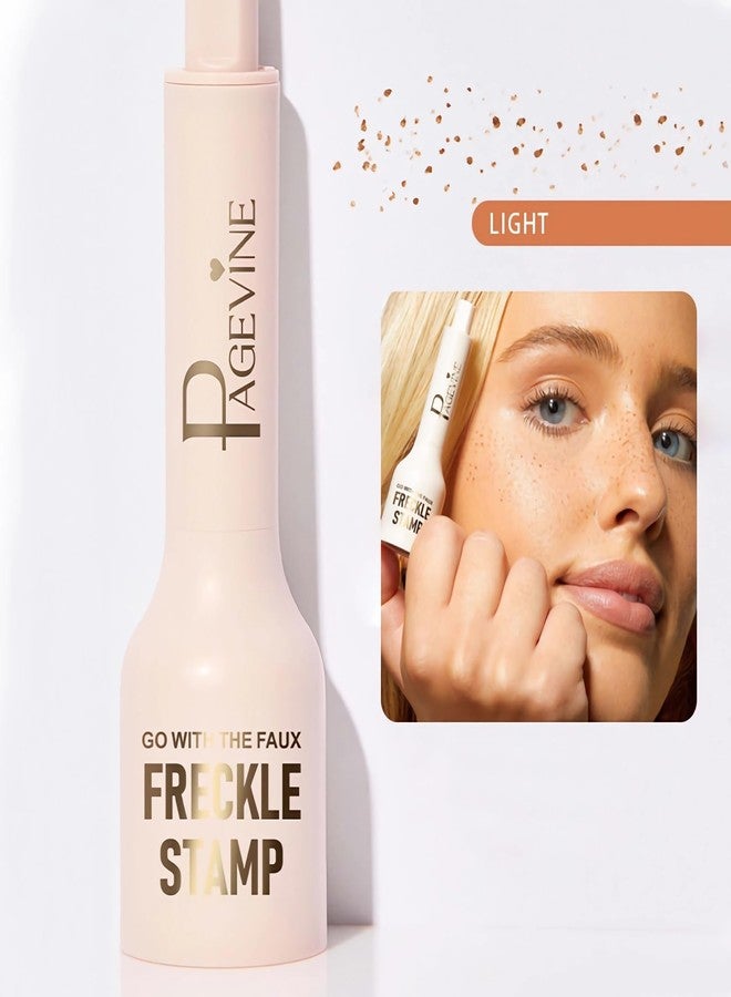 Deepmind Faux Freckle Stamp Pen, Waterproof Fake Freckles Stain Marker Pencil Tool for Natural and Lifelike Sunkissed Face Freckle Makeup, Quick Dry & Long-Lasting Freckle Stamp (1# Light) - Image 2