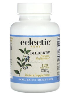 Eclectic Herb Bilberry 450 mg 120 Veg Caps 