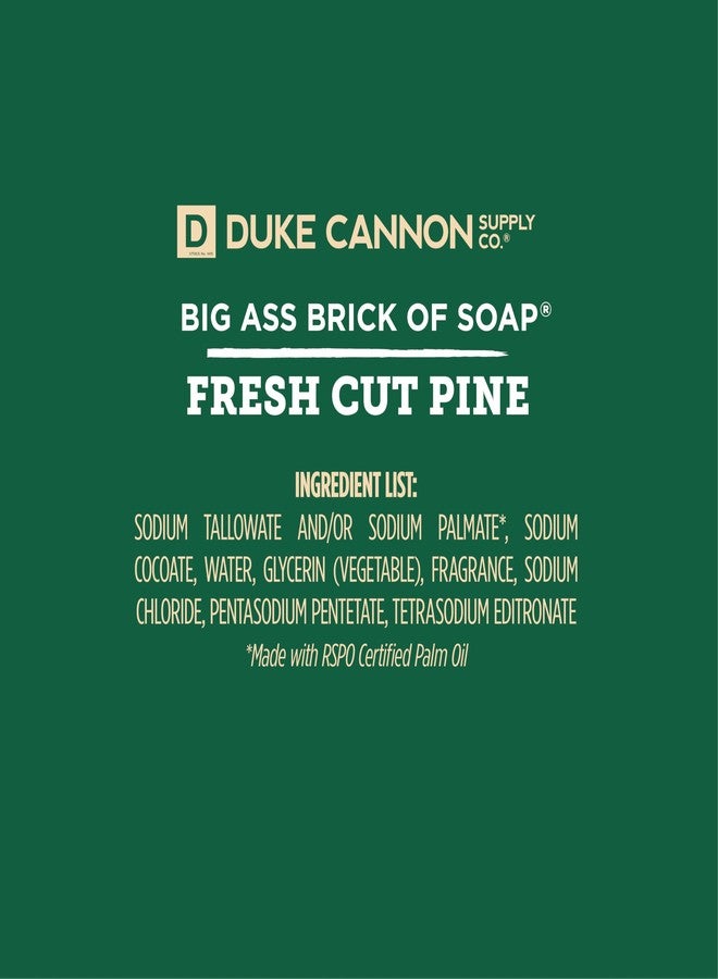Duke Cannon Supply Co. Big Brick of Soap Bar for Men - Superior Grade, Extra Large, All Skin Types, 10 oz (6 Pack) (FRESH CUT PINE, 10 oz (Pack of 6)) - Image 4