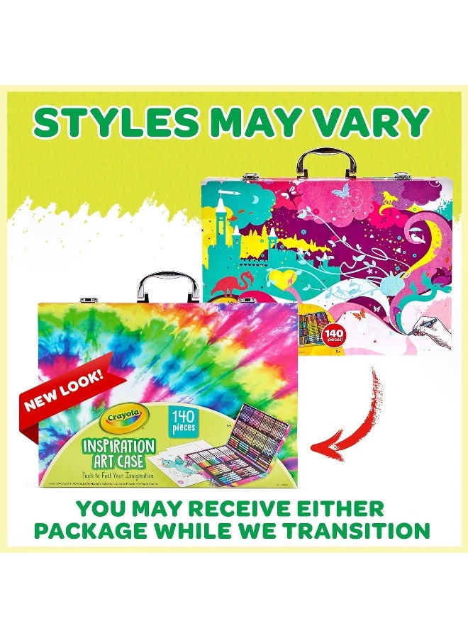 Crayola Inspiration Art Case in Pink, Gifts for Kids Age 5+, 140 Count - Image 2