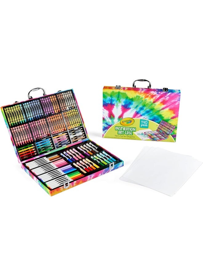 Crayola Inspiration Art Case in Pink, Gifts for Kids Age 5+, 140 Count - Image 3