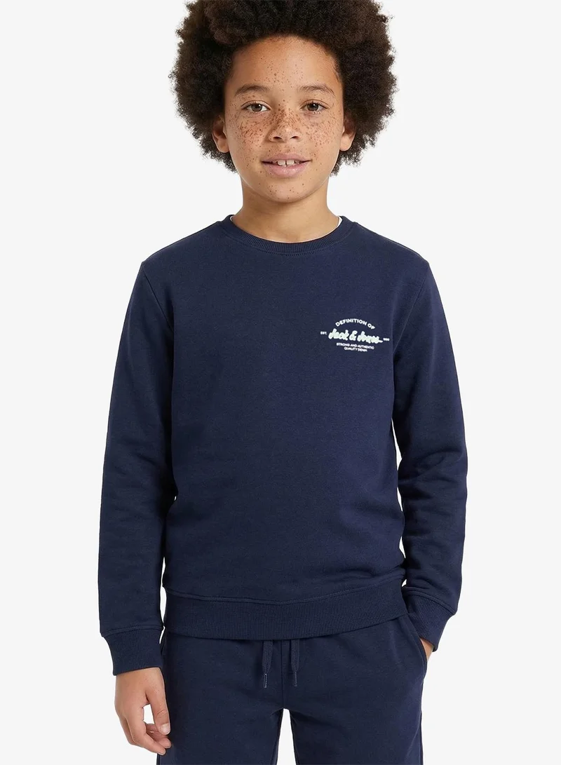 Jack & Jones Junior Kids Sweatshirt And Shorts Set