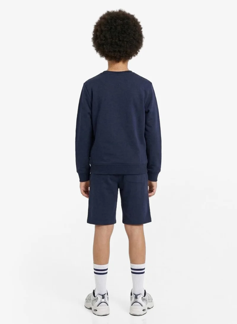 Jack & Jones Junior Kids Sweatshirt And Shorts Set