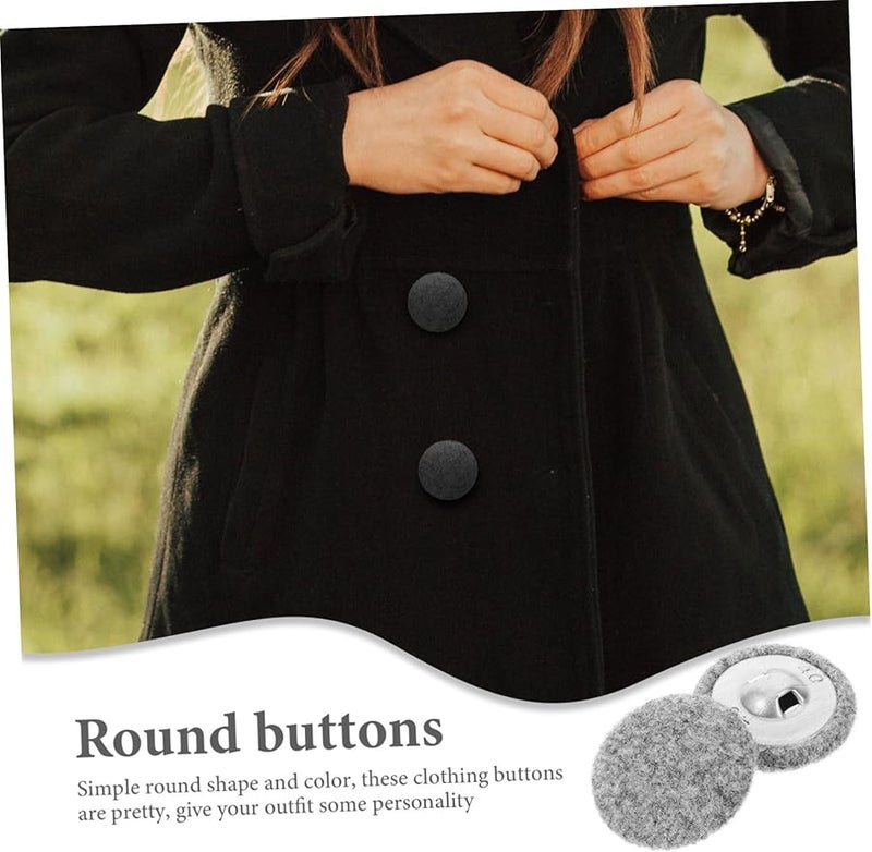 10Pcs 20mm Round Sewing Buttons For Coats Sweaters Crafts Closure Decoration - Image 5