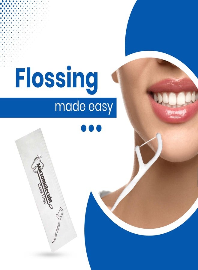 Gadgetime USA Dental Floss Picks (180 Count) - Individually Wrapped Oral Care Flossers for Adults & Kids - Travel Dental Picks for Teeth Cleaning & Plaque Removal - No Break & No Shred Floss - Image 2