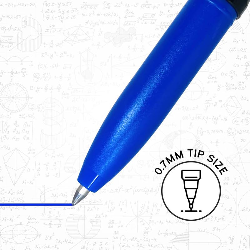 Pentonic EVO 0.7 mm Gel Pen | Blue Ink,Pack of 5 - Image 3