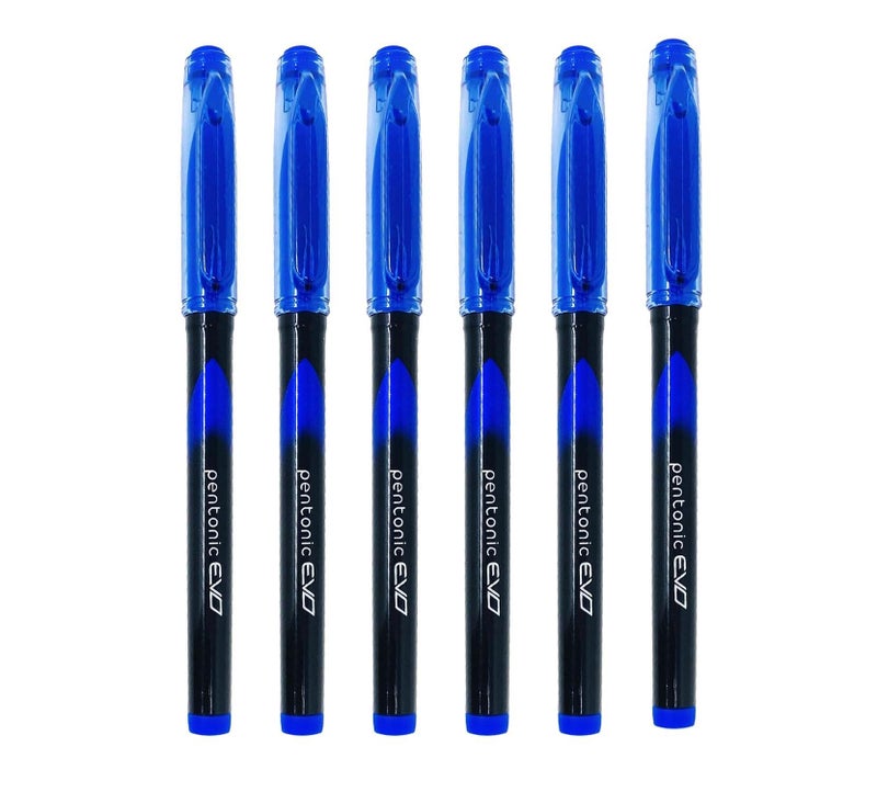 Pentonic EVO 0.7 mm Gel Pen | Blue Ink,Pack of 5 - Image 1