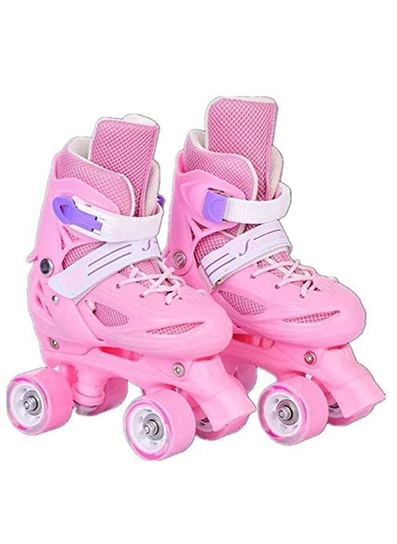 LIMOS - Roller Skates Shoes, Double Rows 4 Wheels, Adjustable Size for Boys And Girls - Image 1