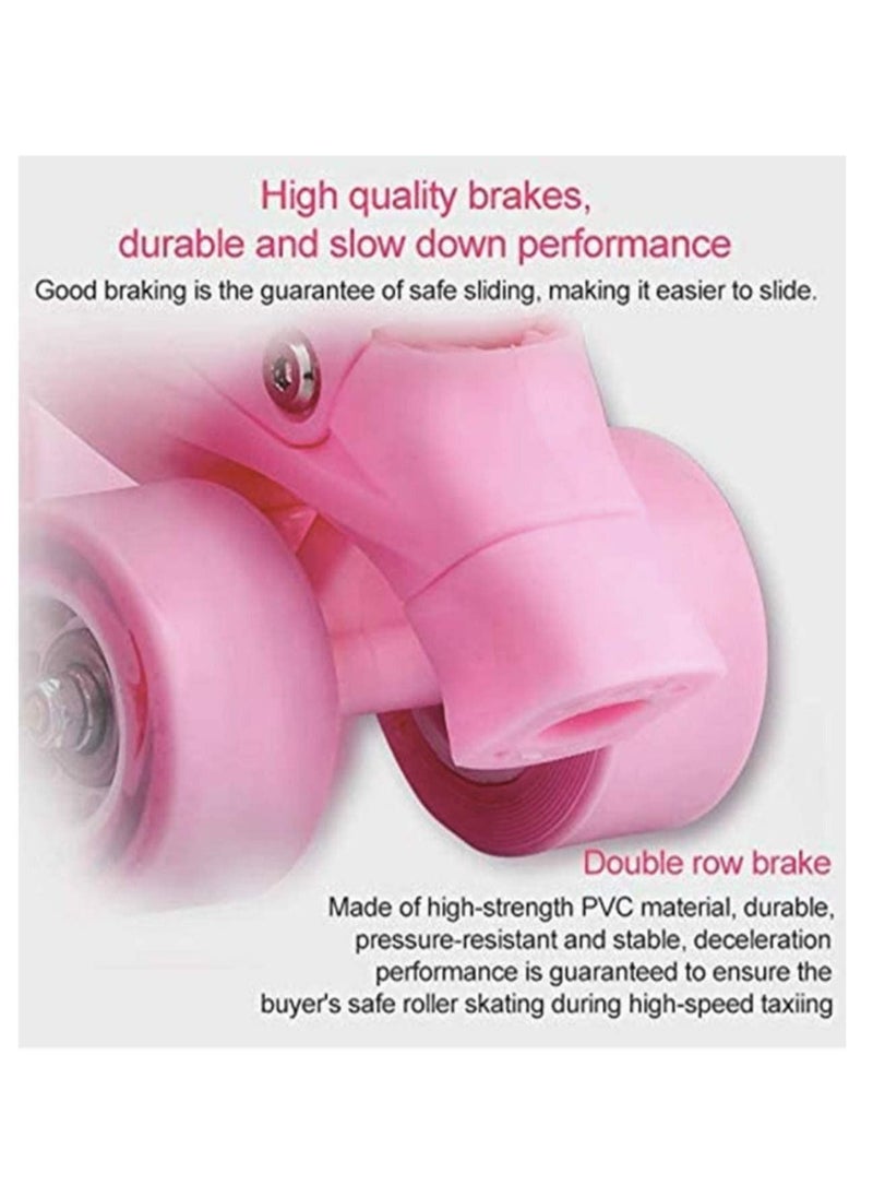LIMOS - Roller Skates Shoes, Double Rows 4 Wheels, Adjustable Size for Boys And Girls - Image 1