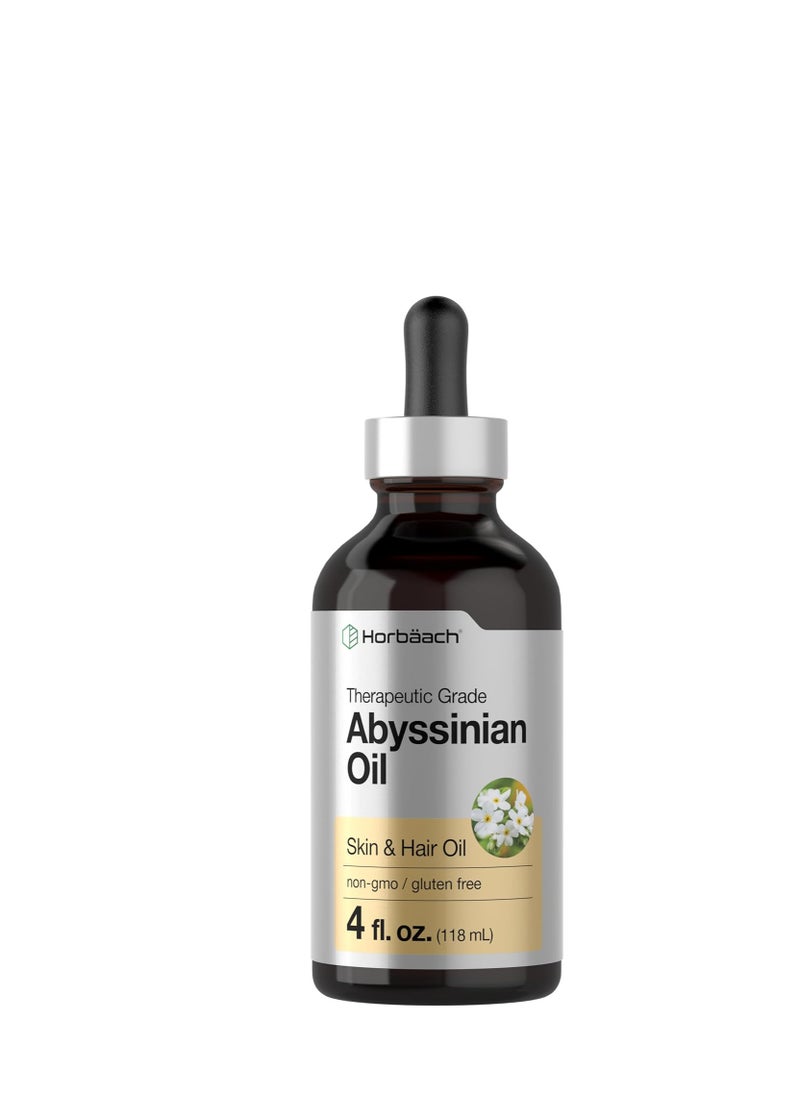 Horbaach Horbäach Abyssinian Oil | 4 fl oz | Hair and Skin Oil | Paraben, SLS and Fragrance Free | from Crambe Abyssinica Seed  - Image 1