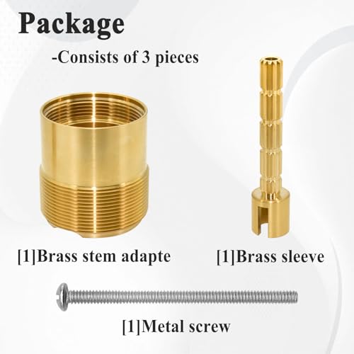 Ebrmeiwo 9700830 Plumbing Extension Kit for Secure Fit Handle Replacement Parts Gold - Image 3
