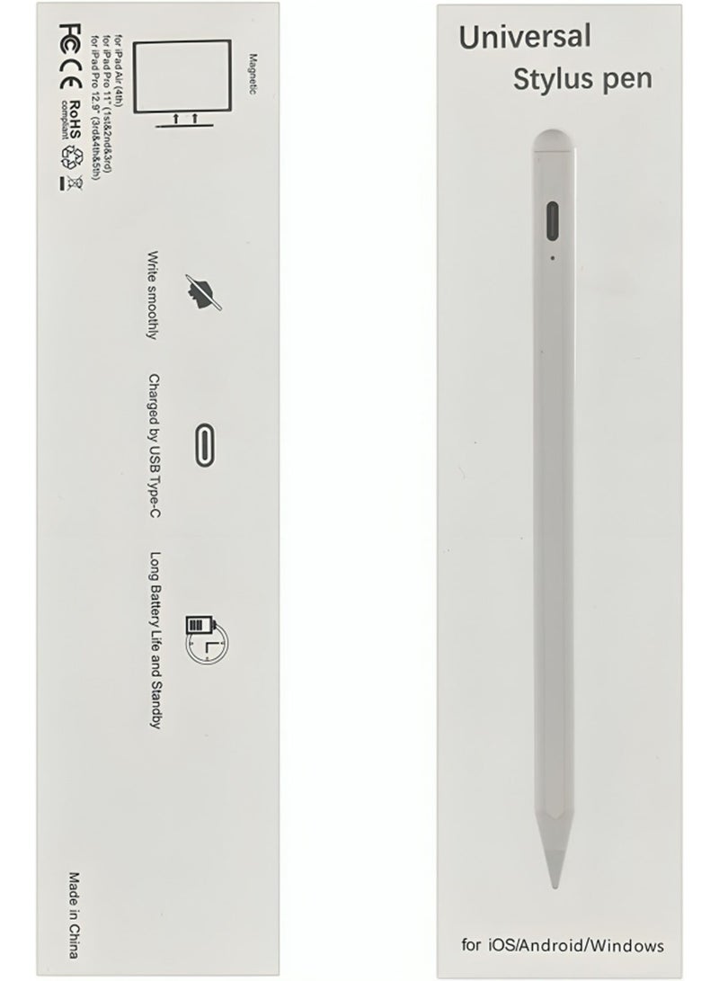 Stylus Pen for iPad – Active Touch Pencil with Palm Rejection & Magnetic Attachment (iPad Pro/Air/mini) - Image 2