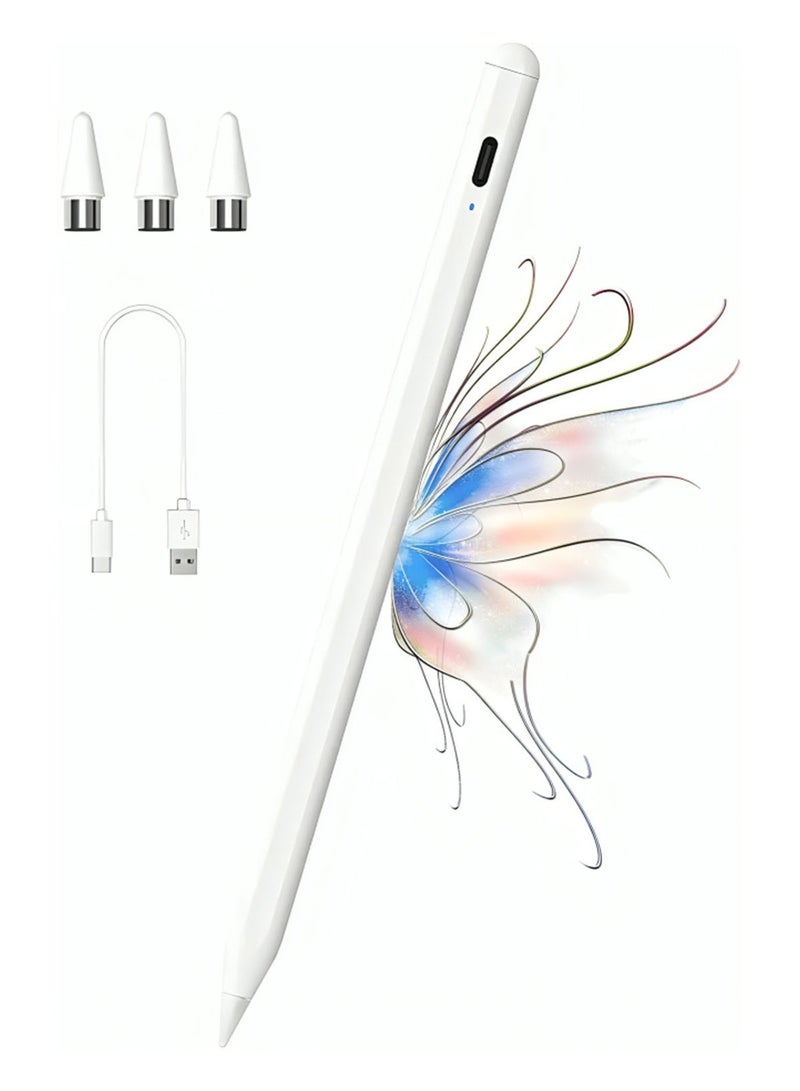 Stylus Pen for iPad – Active Touch Pencil with Palm Rejection & Magnetic Attachment (iPad Pro/Air/mini) - Image 1