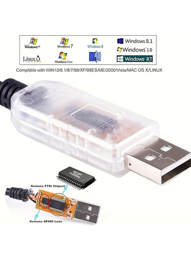 محول USB أسود إلى DMX512 مع واجهة XLR 3 دبوس لتحكم إضاءة المسرح بالكمبيوتر - Image 4