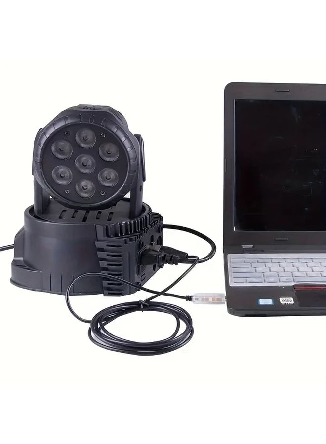 محول USB أسود إلى DMX512 مع واجهة XLR 3 دبوس لتحكم إضاءة المسرح بالكمبيوتر - Image 5