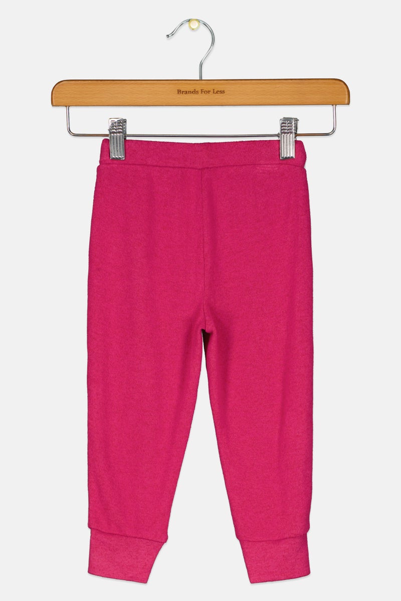 GAP Toddlers Girl Solid Pull On Sweatpants, Fuchsia  - Image 2