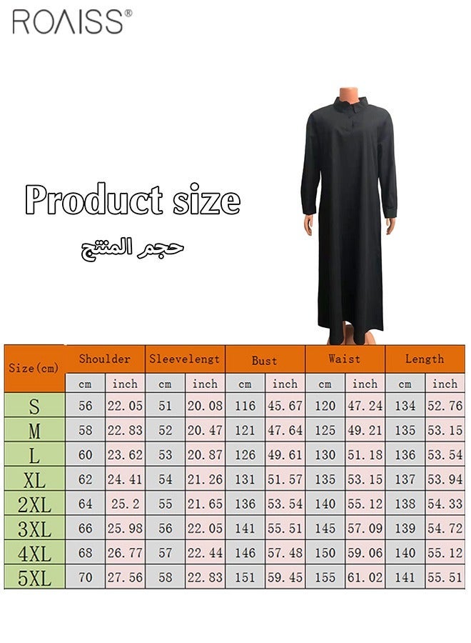 رويس فستان نسائي فضفاض من القطن والكتان، بلوفر كاجوال، بأكمام طويلة، فستان يومي كلاسيكي، طية صدر السترة، وحاشية فضفاضة - Image 5