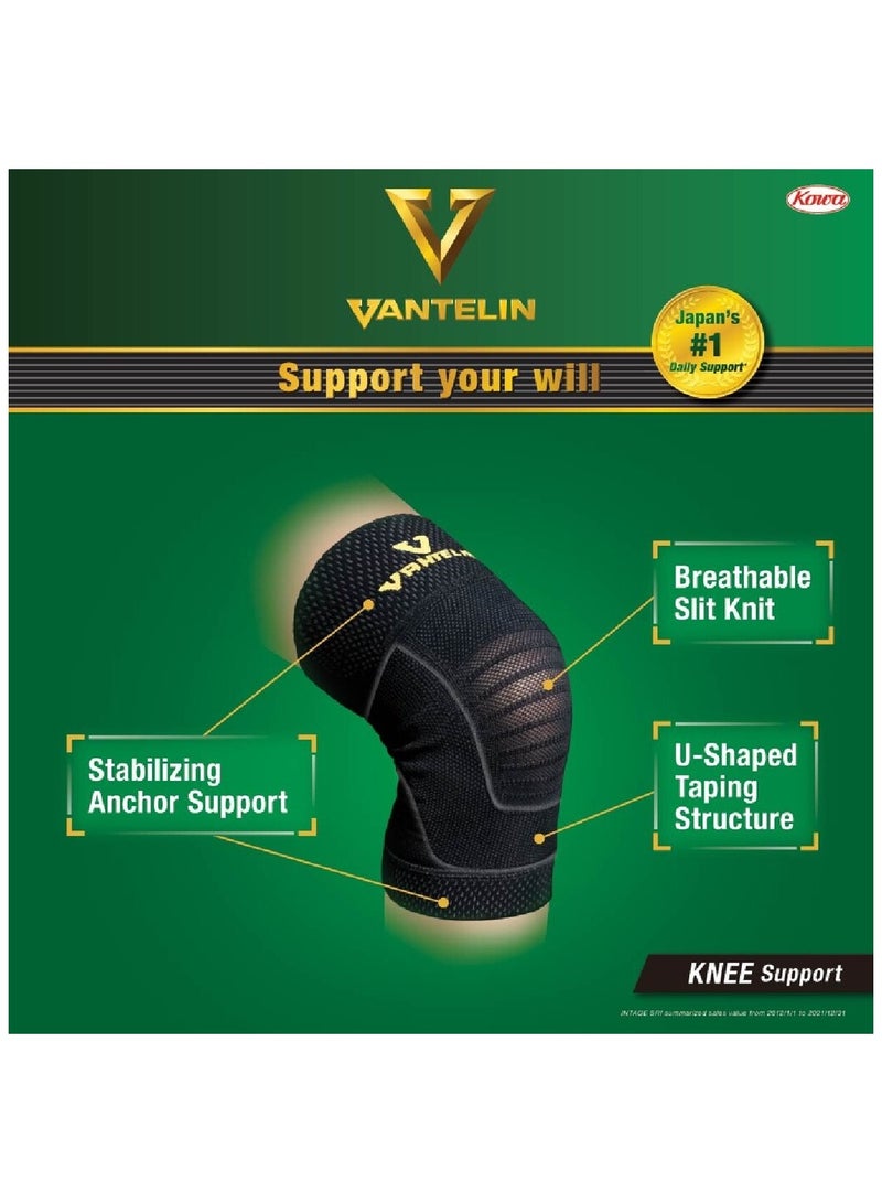 فانتيلين، دعامة للركبة، أسود، L