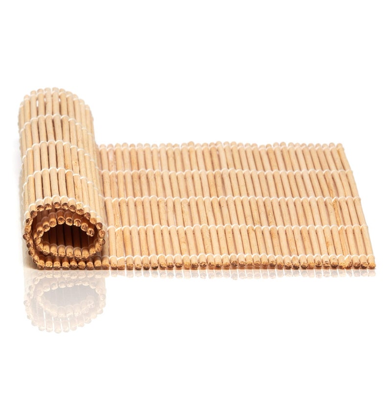 Fermentaholics Bamboo Reed Cheese Mat | Durable Mat For Aging Cheese | Allows Air Flow For Drying Mold-Ripened Cheese During The Aging Process | Also Works Great For Rolling Sushi Or Drying Vegetables After Washing - Image 1