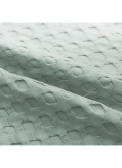 MORANO Waffle Coverlet 220 x 240 cm-Mint Green  - Image 3