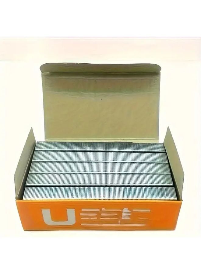 1008F Heavy Duty Staple Gun Nails 1 Box 2000 Pieces Metal Collated Staples - Image 2
