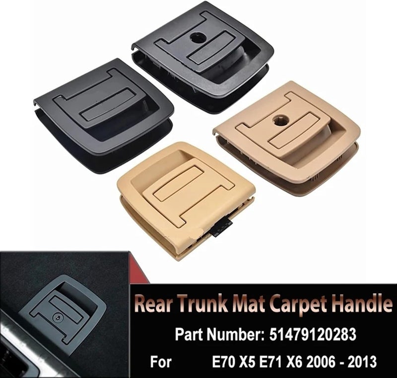 Wivplex Rear Trunk Mat Handle for BMW X5 E70 E71 - Image 5