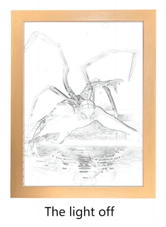 TNGames - Spider-Man, Frame Lamp,For Wall And Table, 23*17cm - Image 1