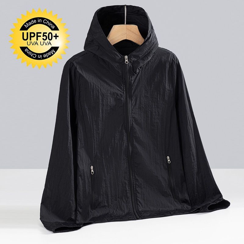 Ice Silk UV-Protective Sun Jacket for Men and Women - Breathable Thin Outdoor Cycling Fishing Sports Coat - Image 1