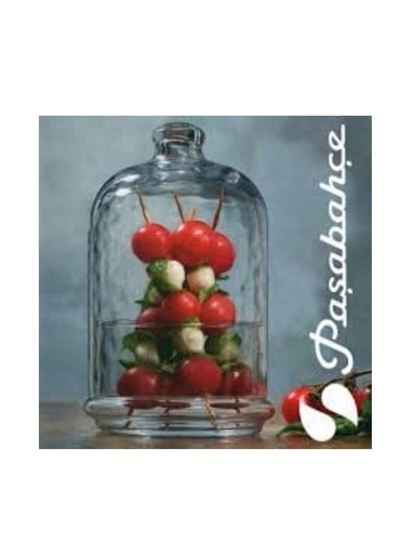 Pasabahce Clear Glass Date Candy Caddy (196x102mm)  With Cover.  - Image 4