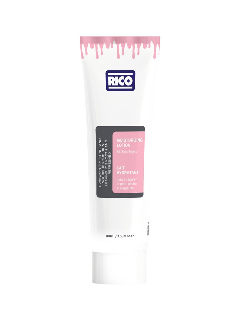 ريكو Moisturizing Lotion for Normal to Dry Skin, 100ml, with Vitamin E, Coconut Oil, Glycerine, All Skin Types - Image 1
