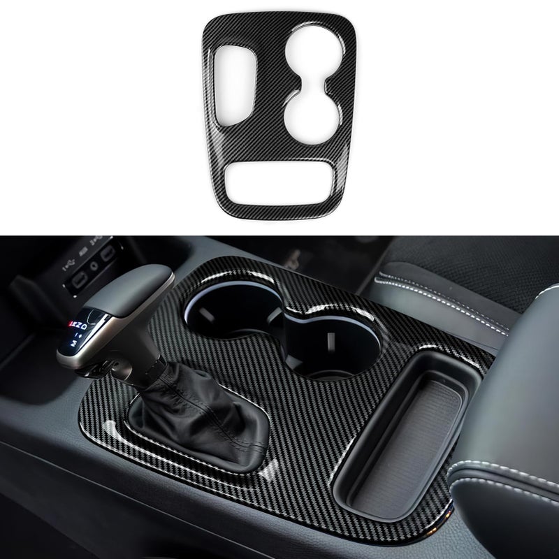 BRMYL Car Gear Shift Panel Decals for 2018 2019 2020 Dodge Durango Accessories Carbon Fiber Interior Stickers