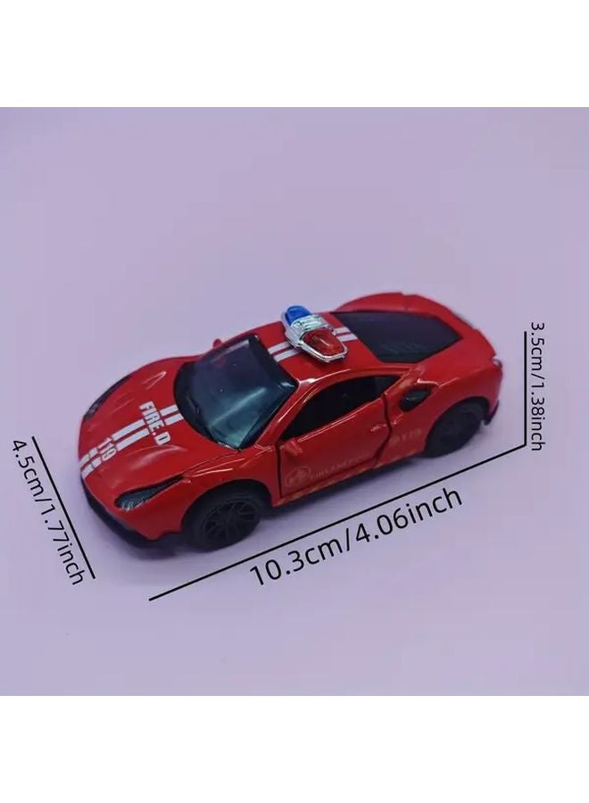 1pc Mini Sports Car Toy Model Set Alloy Pull Back Simulated Doors Gift For Kids - Image 3