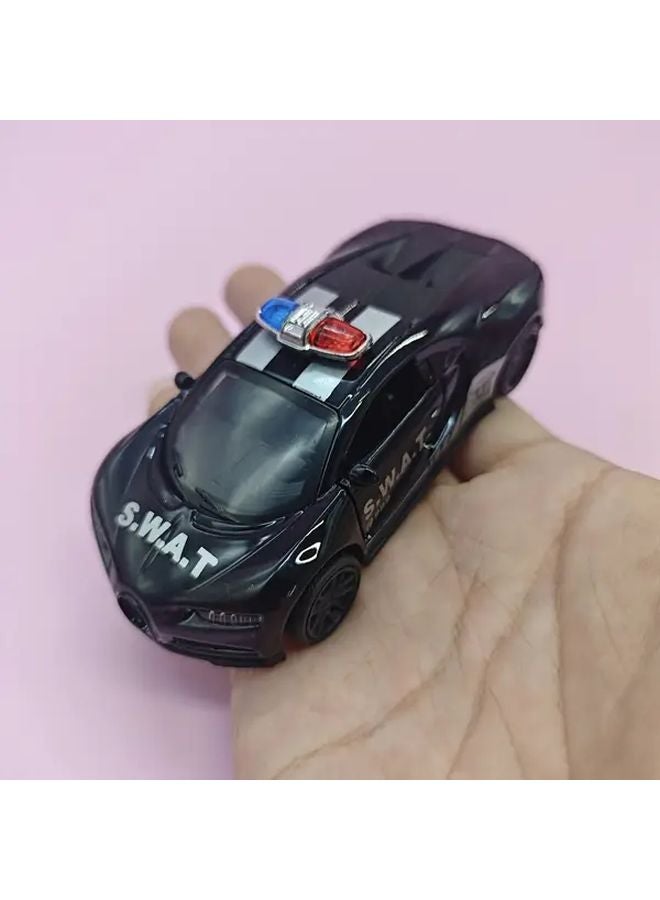1pc Mini Sports Car Toy Model Set Alloy Pull Back Simulated Doors Gift For Kids - Image 4